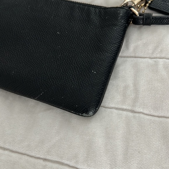 Coach Black Leather wristlet - Picture 3 of 6
